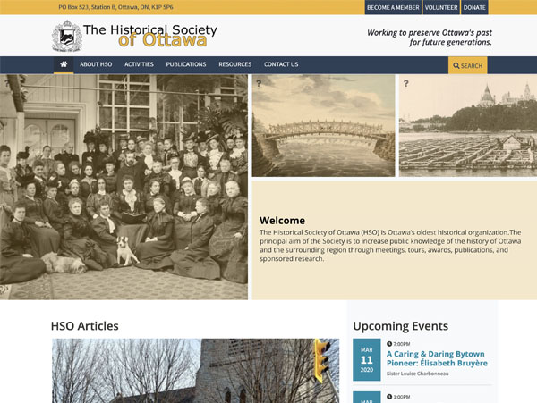 The Historical Society of Ottawa